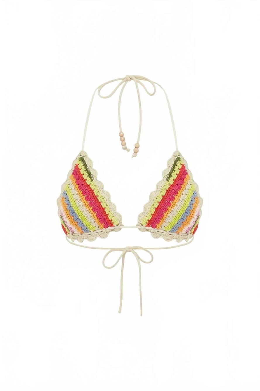 NEW IT'S NOW COOL women's the crochet tri top in howdy